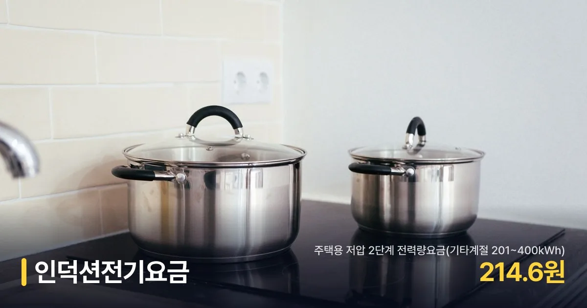 인덕션 위 냄비